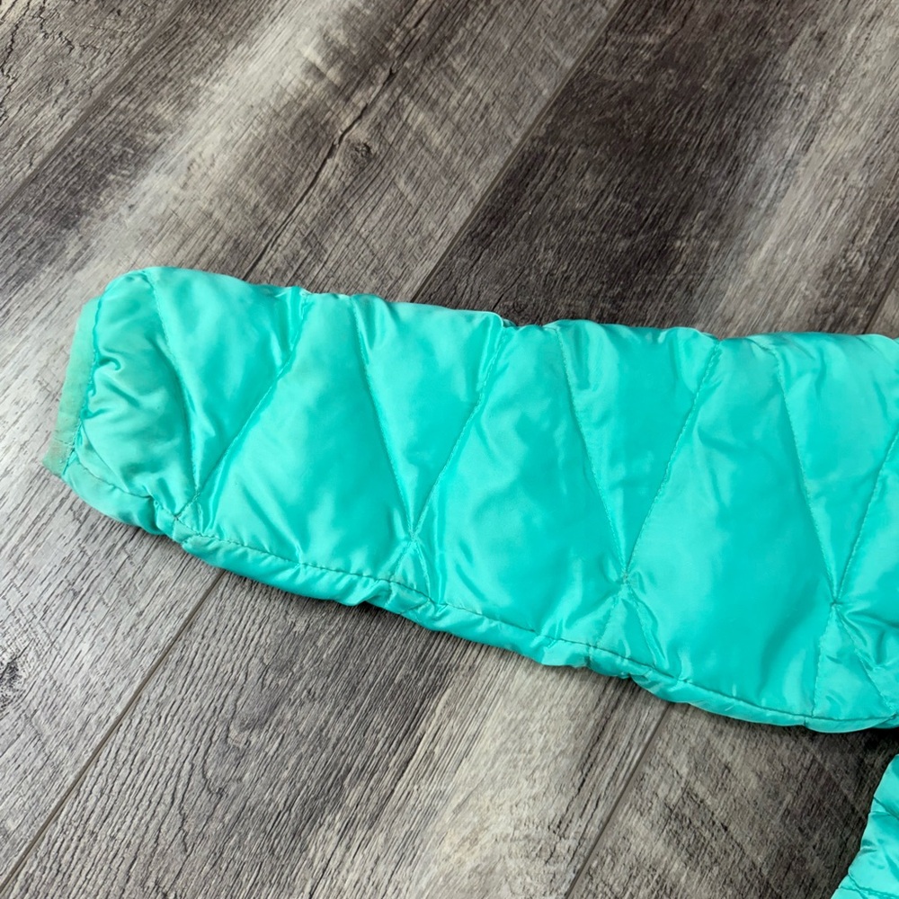 North Face Teal Quilted Jacket - Picture 8 of 16